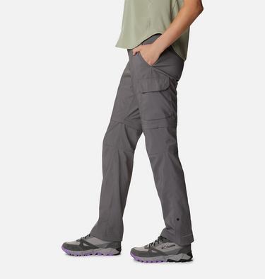 Women's Silver Ridge Utility Convertible Hiking Trousers, Color: City Grey, image 3