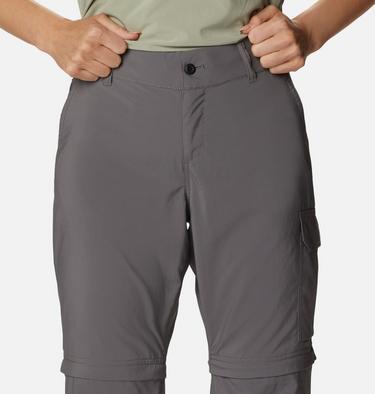 Women's Silver Ridge Utility Convertible Hiking Trousers, Color: City Grey, image 4