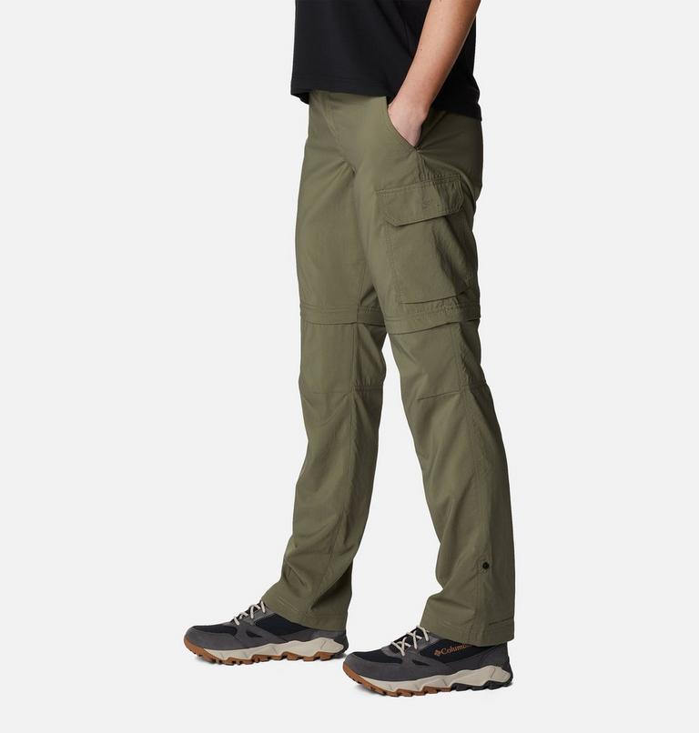 Women's Silver Ridge Utility Convertible Hiking Trousers, Color: Stone Green, image 3