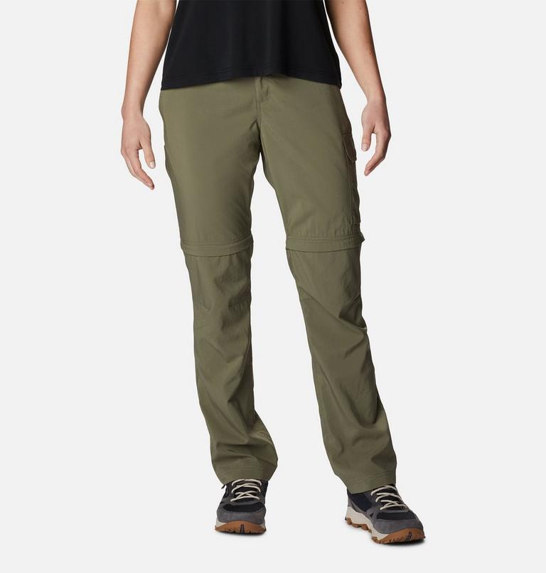 Women's Silver Ridge Utility Convertible Hiking Trousers, Color: Stone Green, image 1