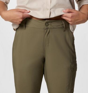 Pantalones de senderismo convertibles Silver Ridge Utility para mujer, Color: Stone Green, image 4