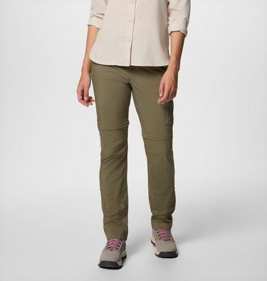 Pantalones de senderismo convertibles Silver Ridge Utility para mujer, Color: Stone Green, image 1