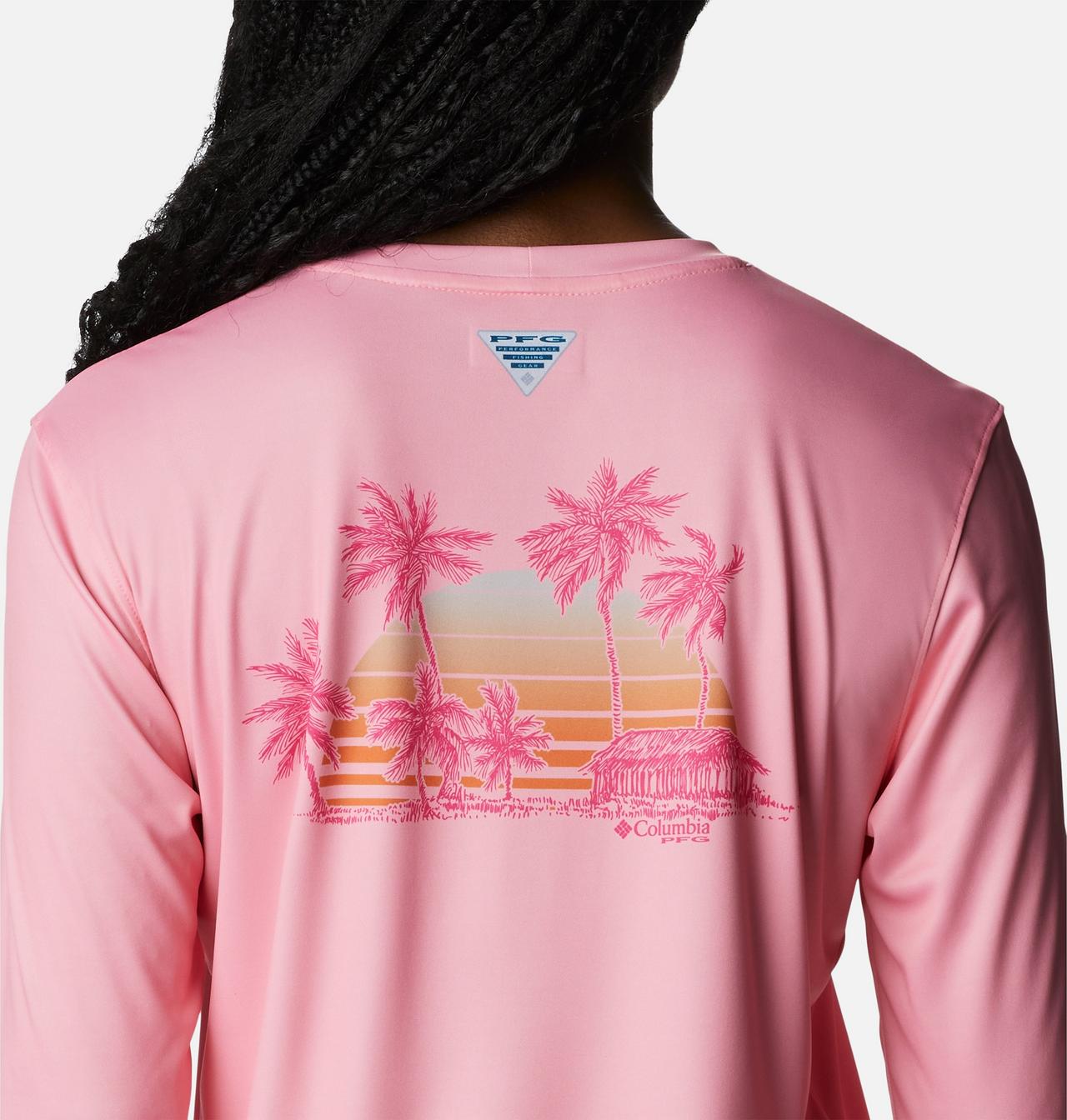 Women’s PFG Tidal Tee™ Palapa Palms Long Sleeve Shirt 5