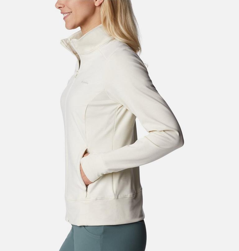 Women's Weekend Adventure Technical Fleece Jacket, Color: Chalk Heather, image 3
