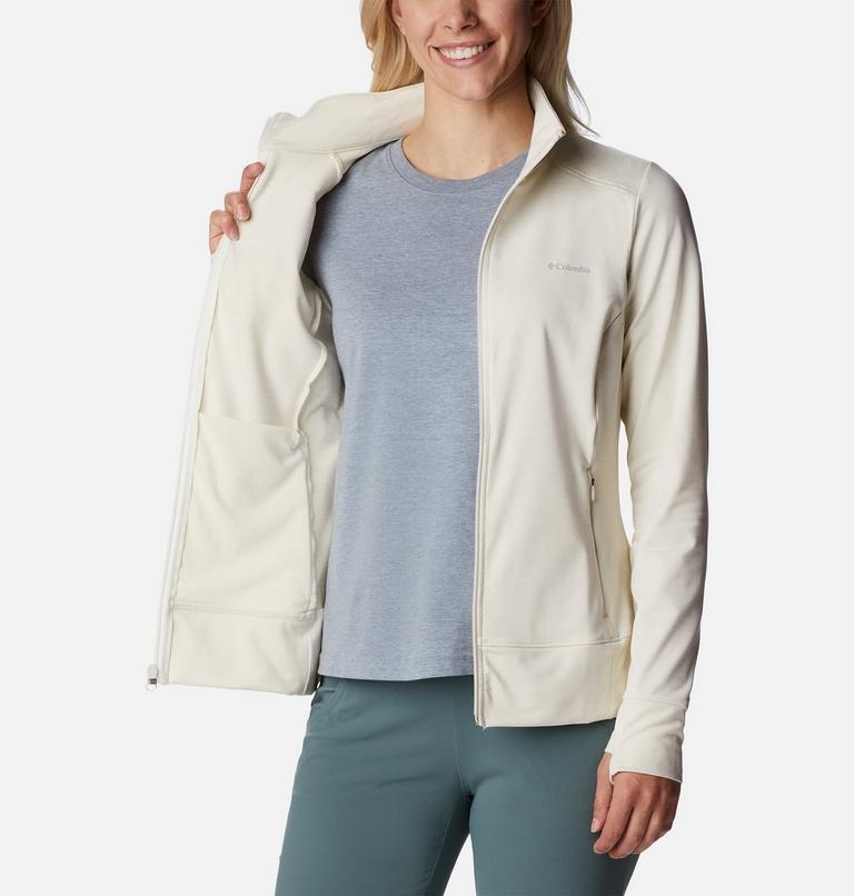 Women's Weekend Adventure Technical Fleece Jacket, Color: Chalk Heather, image 5