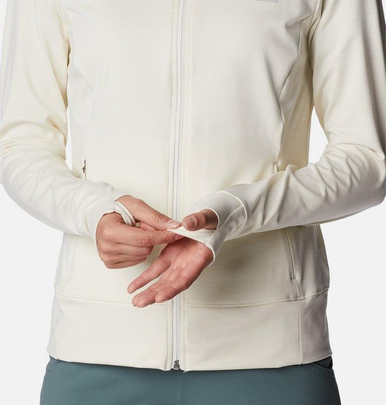 Women's Weekend Adventure Technical Fleece Jacket, Color: Chalk Heather, image 6