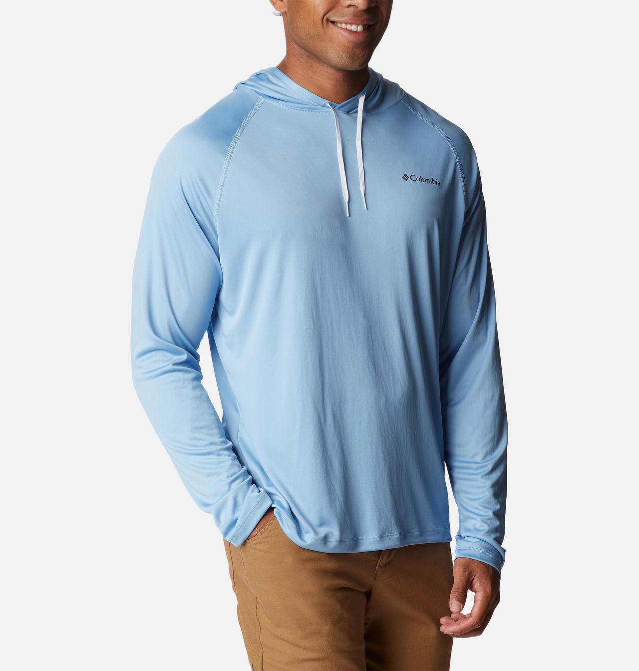 Men's Summerdry™ Raglan Hooded Long Sleeve Shirt 5