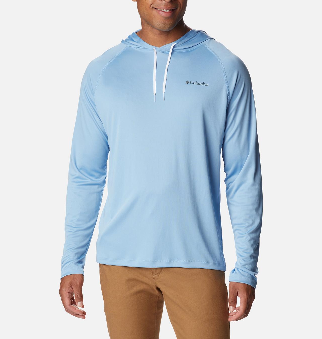 Men's Summerdry™ Raglan Hooded Long Sleeve Shirt 1