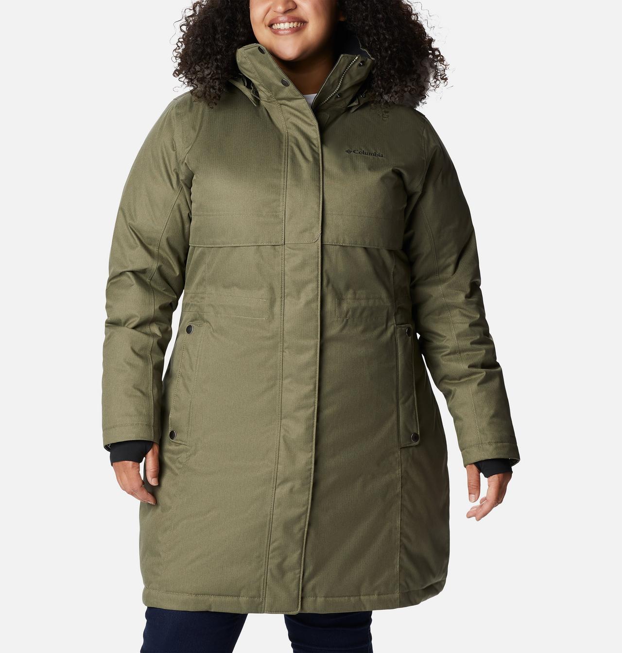 Women's Apres Arson™ Winter Long Down Jacket - Plus Size 1