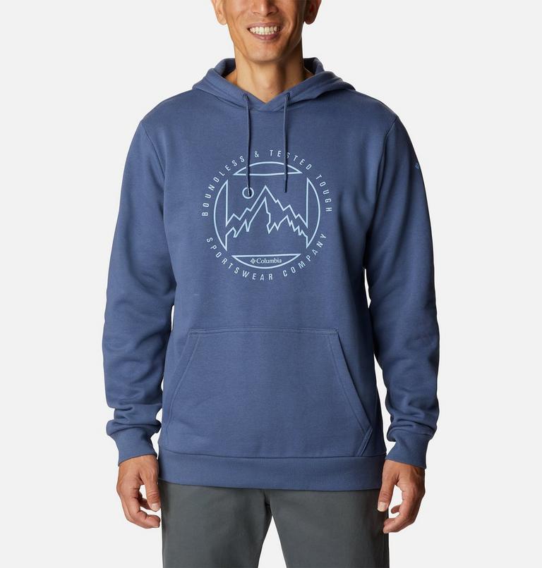 Men's CSC Graphic Hoodie, Color: Dark Mountain, Boundless Graphic, image 1