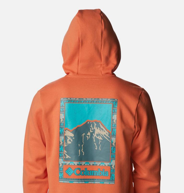 CSC Graphic Hoodie | 850 | S, Color: Desert Orange, Bordered Beauty, image 5