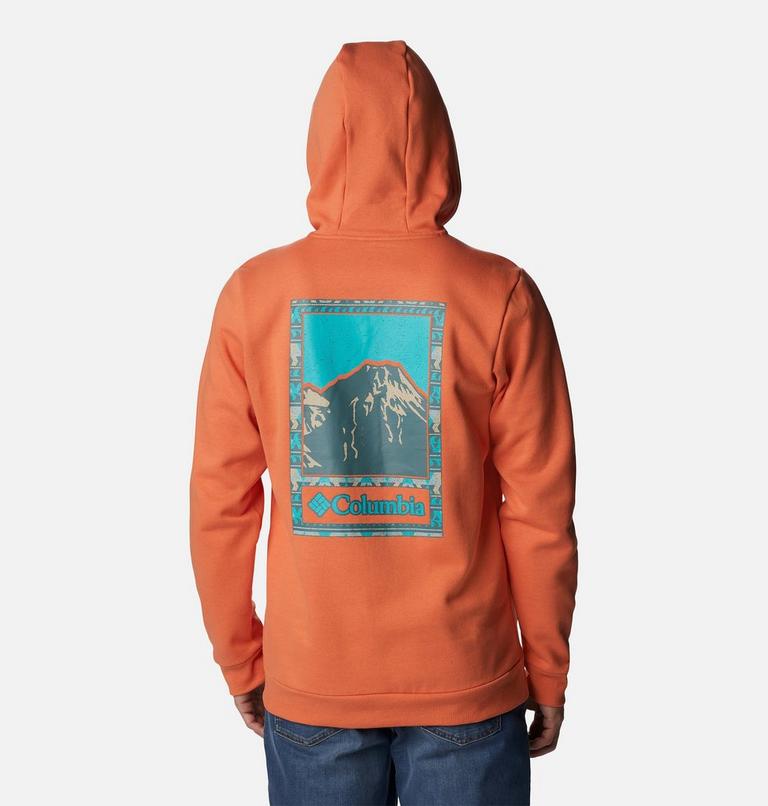 CSC Graphic Hoodie | 850 | S, Color: Desert Orange, Bordered Beauty, image 2