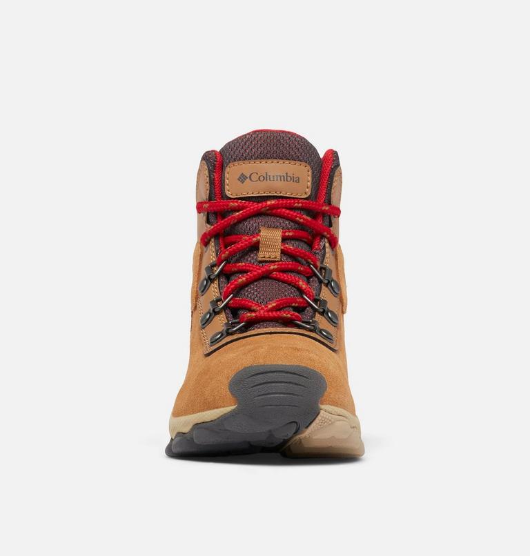 Youth Newton Ridge Amped Hiking Boot, Color: Elk, Mountain Red, image 9
