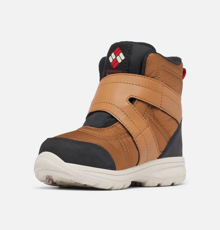 Kids' Fairbanks Omni-Heat Waterproof Winter Boot, Color: Elk, Black, image 6