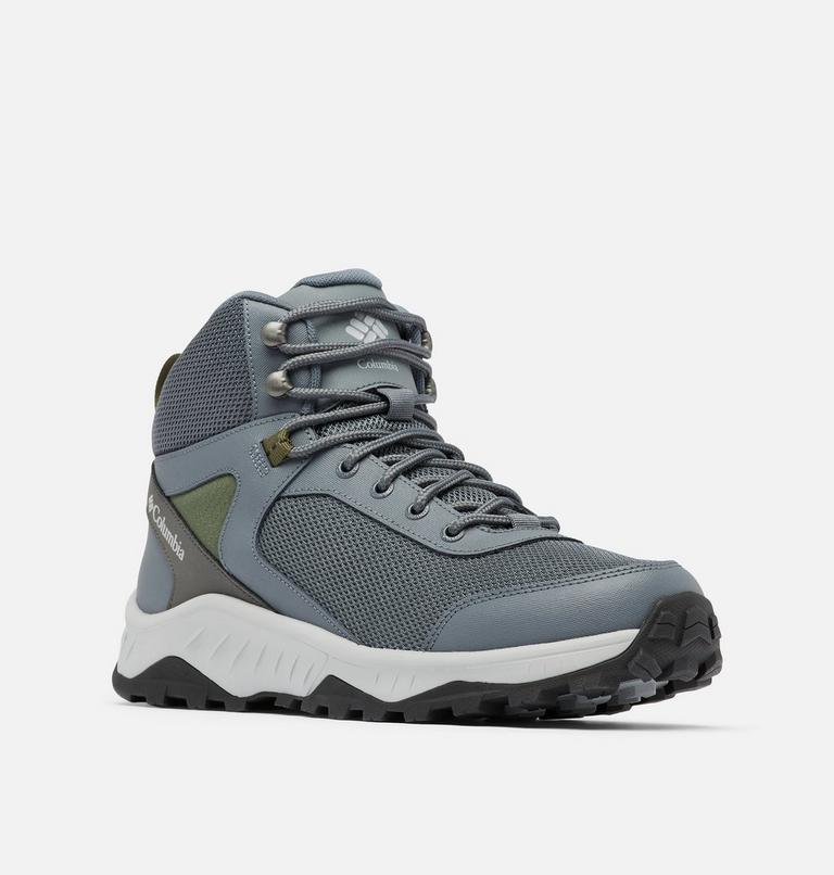 Men's Trailstorm Ascend Mid Waterproof Hiking Boots, Color: Graphite, Nori, image 4