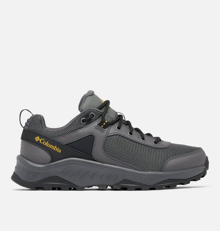 Men's Trailstorm Ascend Waterproof Hiking Shoes, Color: Dark Grey, Golden Yellow, image 1
