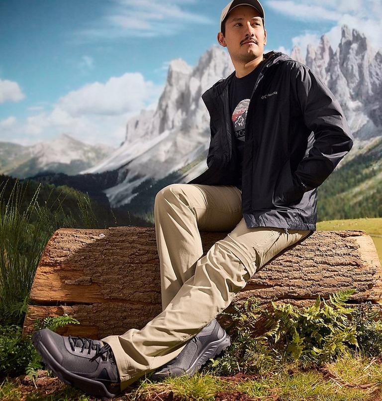 Men's Trailstorm Ascend Waterproof Hiking Shoes, Color: Dark Grey, Golden Yellow, image 11