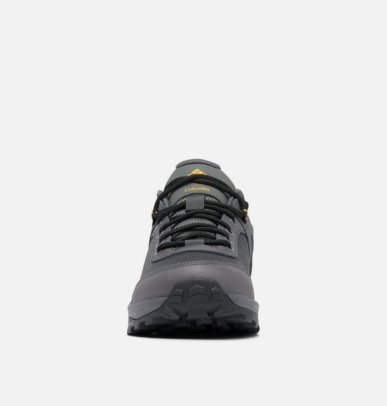 Men's Trailstorm Ascend Waterproof Hiking Shoes, Color: Dark Grey, Golden Yellow, image 7