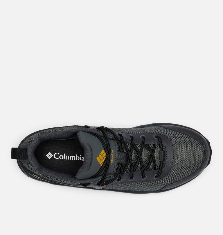 Men's Trailstorm Ascend Waterproof Hiking Shoes, Color: Dark Grey, Golden Yellow, image 3