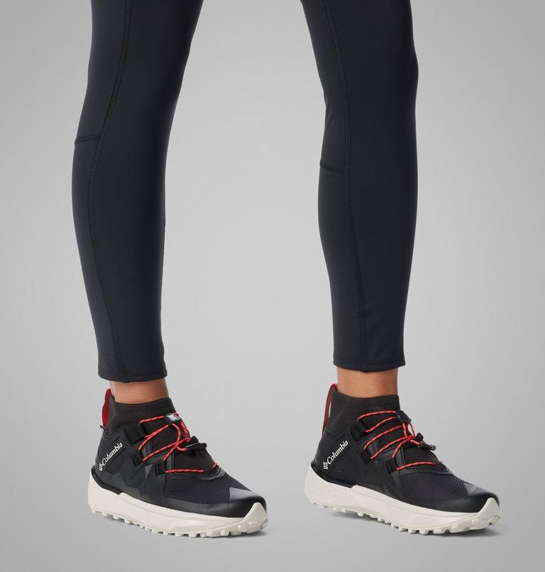 Women's Facet 75 Alpha Outdry Lightweight Waterproof Hiking Shoes, Color: Black, Red Coral, image 11