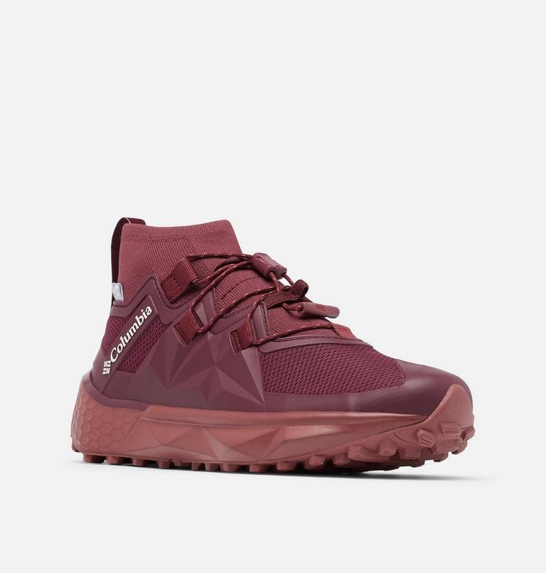 Women's Facet 75 Alpha Outdry Lightweight Waterproof Hiking Shoes, Color: Deep Madeira, Beetroot, image 4
