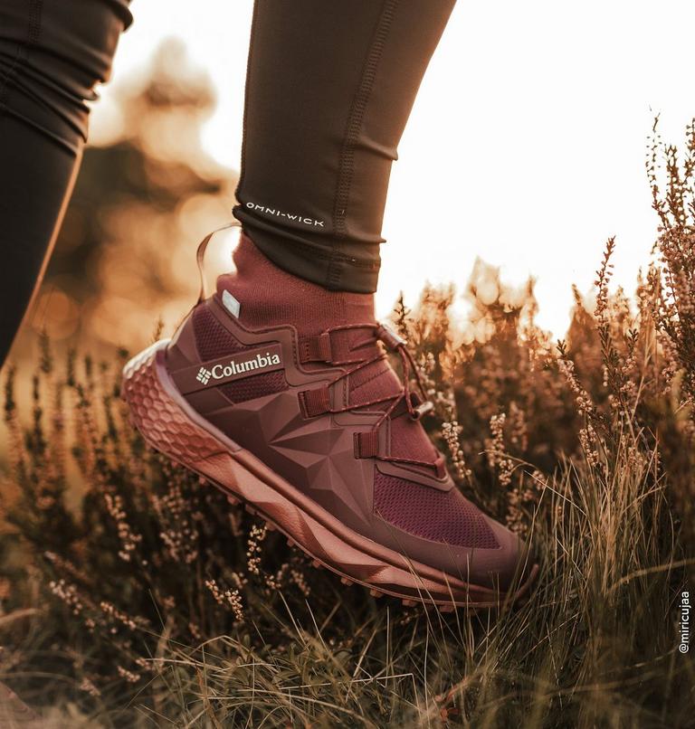 Women's Facet 75 Alpha Outdry Lightweight Waterproof Hiking Shoes, Color: Deep Madeira, Beetroot, image 12