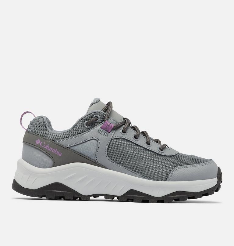 Women's Trailstorm Ascend Waterproof Hiking Shoes, Color: Ti Grey Steel, Dark Lavender, image 1