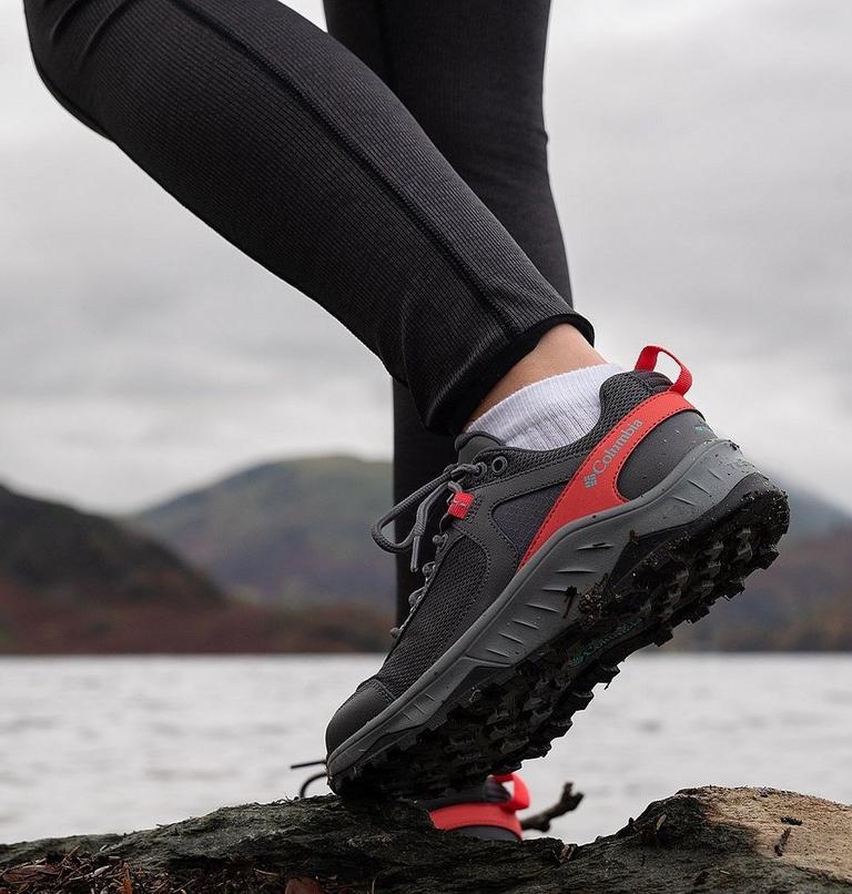 Women's Trailstorm Ascend Waterproof Hiking Shoes, Color: Dark Grey, Red Coral , image 10