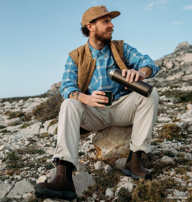 Men's Landroamer Scout Waterproof Chelsea Boots, Color: Espresso II, Warp Red, image 12
