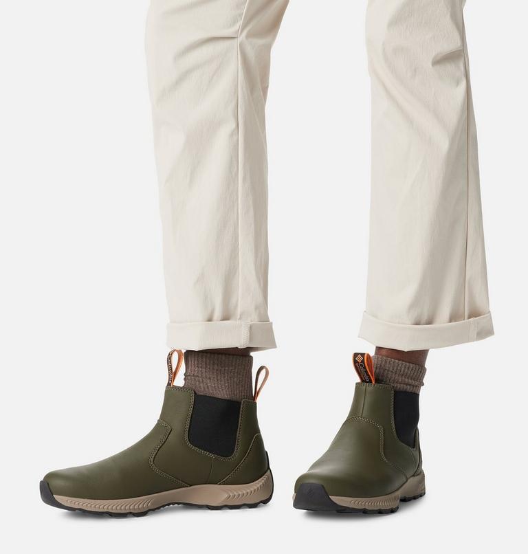 Men's Landroamer Scout Waterproof Chelsea Boots, Color: Peatmoss, Bright Orange, image 10