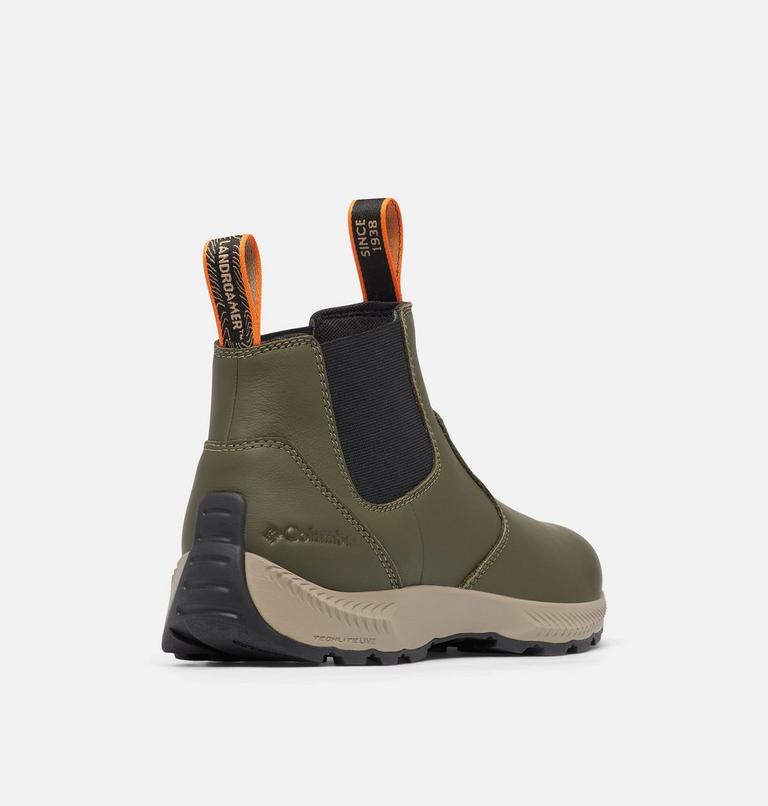 Men's Landroamer Scout Waterproof Chelsea Boots, Color: Peatmoss, Bright Orange, image 9