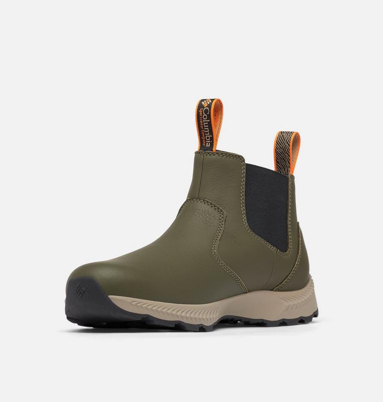 Men's Landroamer Scout Waterproof Chelsea Boots, Color: Peatmoss, Bright Orange, image 6