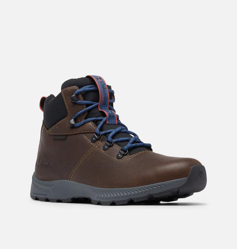 Men's Landroamer Explorer Waterproof Outdoor Boots, Color: Espresso II, Warp Red, image 2