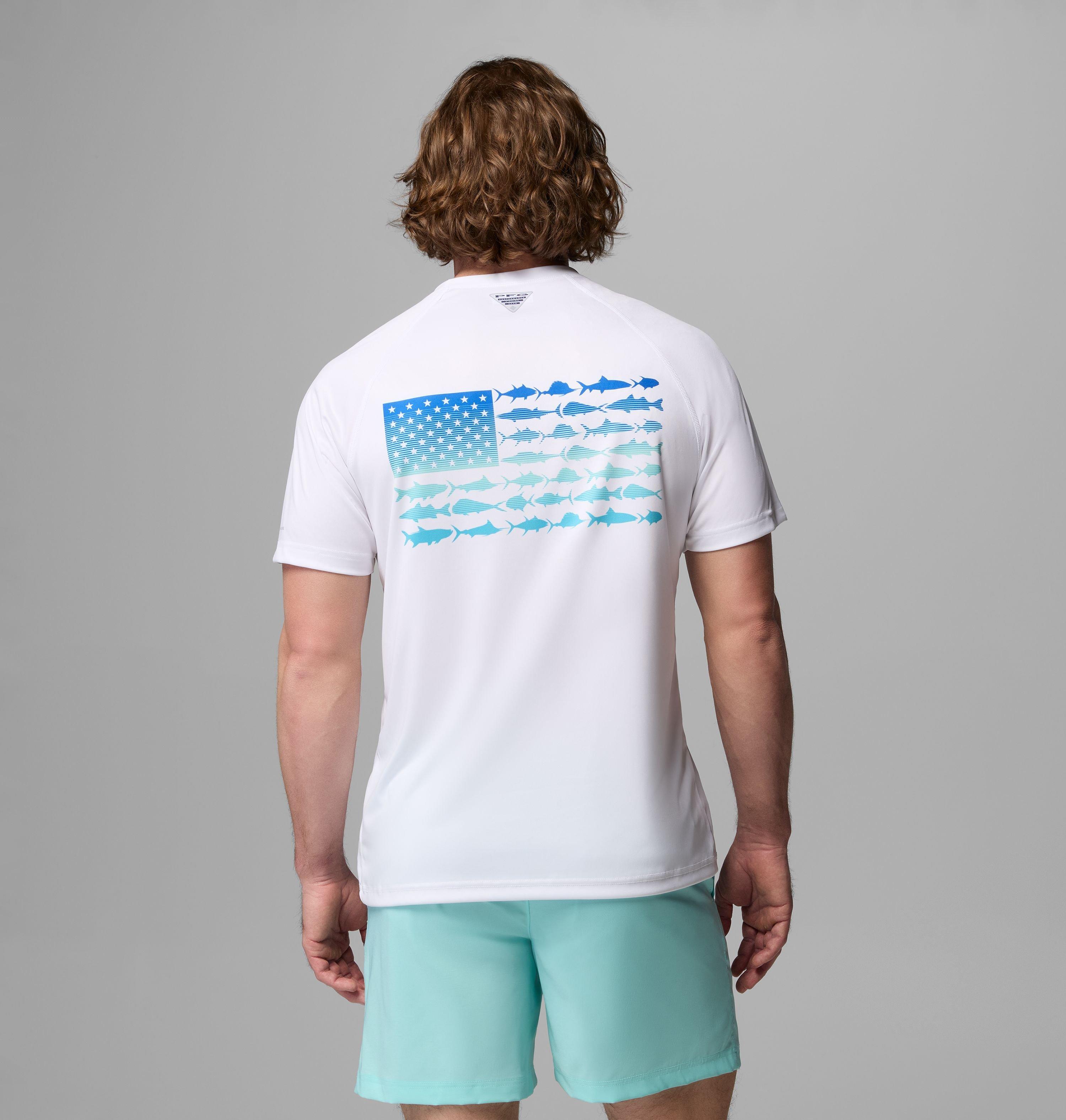 Columbia Men's PFG Deep Waves Graphic Short Sleeve Shirt-