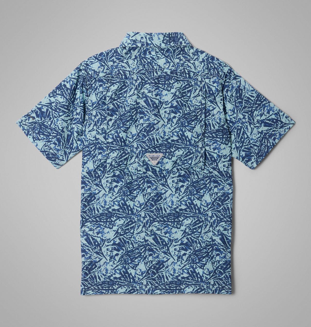 Boys' PFG Super Bluefin Winds Camp Shirt 2