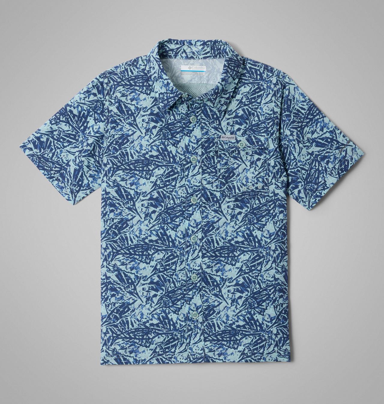 Boys' PFG Super Bluefin Winds Camp Shirt 1