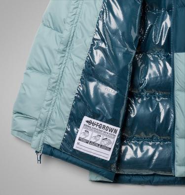 Youth Pike Lake II Hooded Puffer Jacket, Color: Crushed Blue, Everblue, image 3