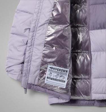 Youth Pike Lake II Hooded Puffer Jacket, Color: Lavender Pearl, Shale Purple, image 6