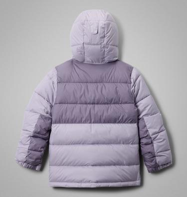 Youth Pike Lake II Hooded Puffer Jacket, Color: Lavender Pearl, Shale Purple, image 4