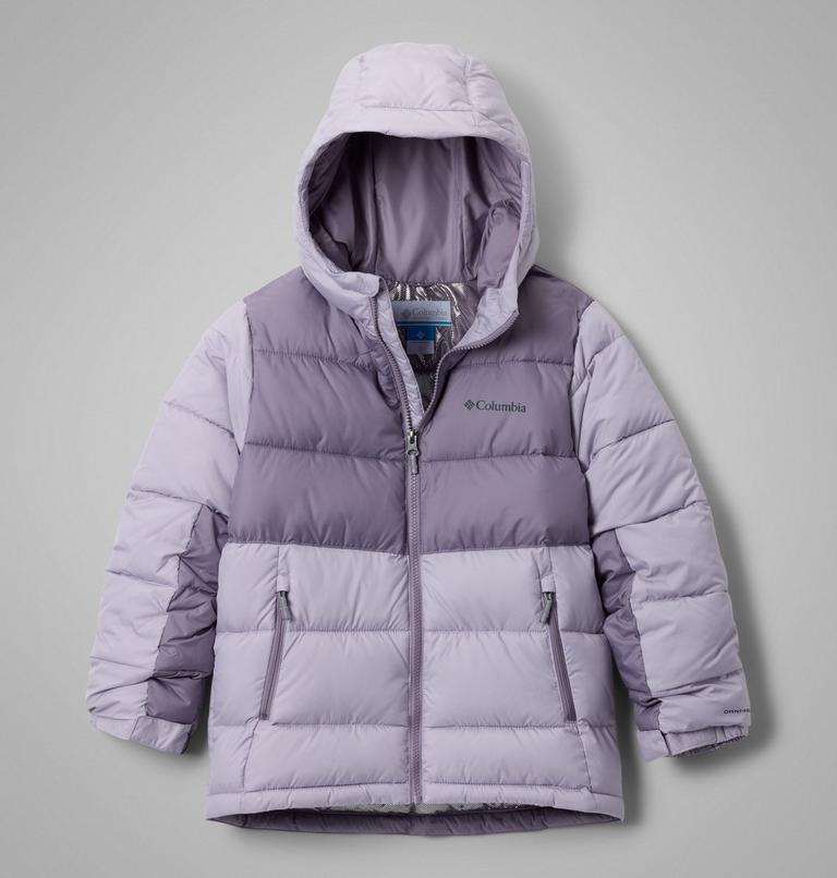 Youth Pike Lake II Hooded Puffer Jacket, Color: Lavender Pearl, Shale Purple, image 1
