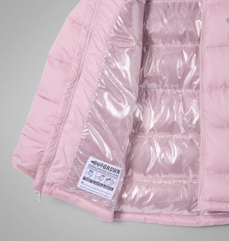 Youth Pike Lake II Hooded Puffer Jacket, Color: Mineral Pink, image 3