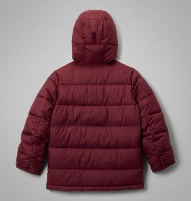 Youth Pike Lake II Hooded Puffer Jacket, Color: Rich Wine, image 6
