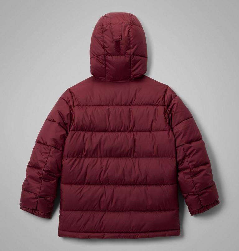 Youth Pike Lake II Hooded Puffer Jacket, Color: Rich Wine, image 2