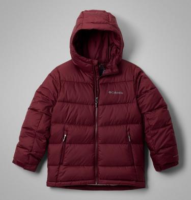 Youth Pike Lake II Hooded Puffer Jacket, Color: Rich Wine, image 5