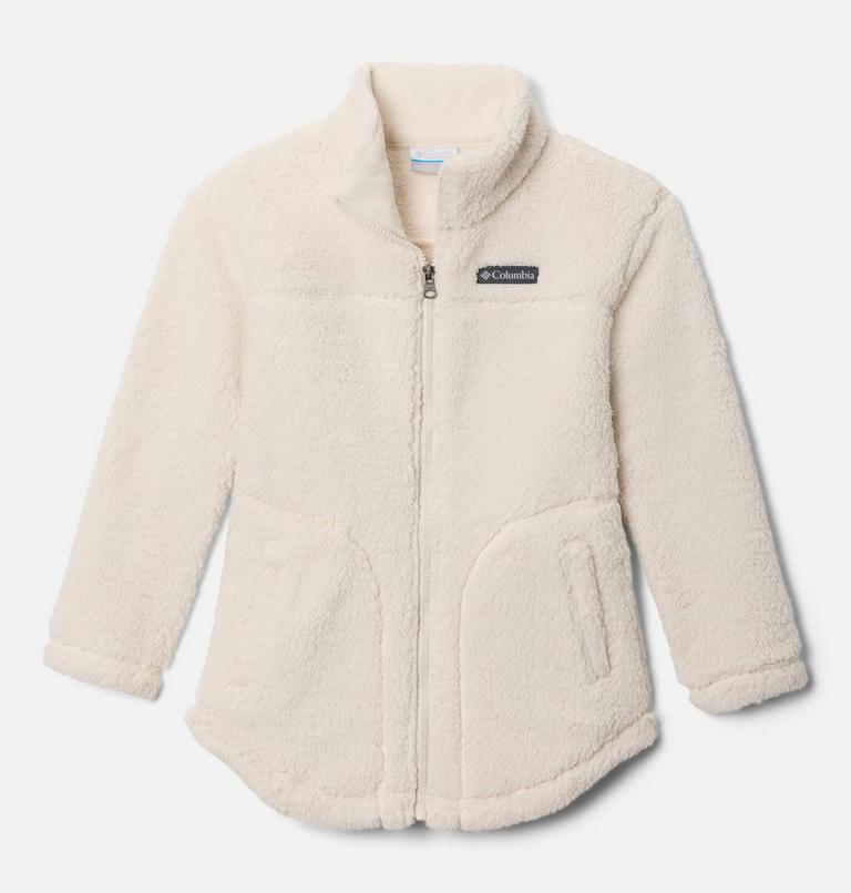 Girls' West Bend Full Zip Fleece Jacket, Color: Chalk, image 1