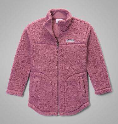 Chaqueta de forro polar sherpa West Bend para ni&ntilde;a, Color: Antique Mauve, image 3