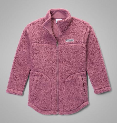 Куртка Columbia West Bend Full Zip Fleece Jacket для девочек, цвет: Состаренный розовато-лиловый