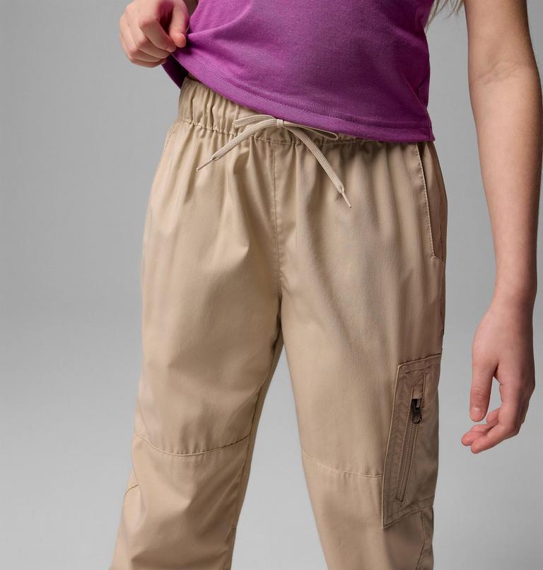 Girls' Silver Ridge Utility Cargo Hiking Trousers, Color: Ancient Fossil, image 4