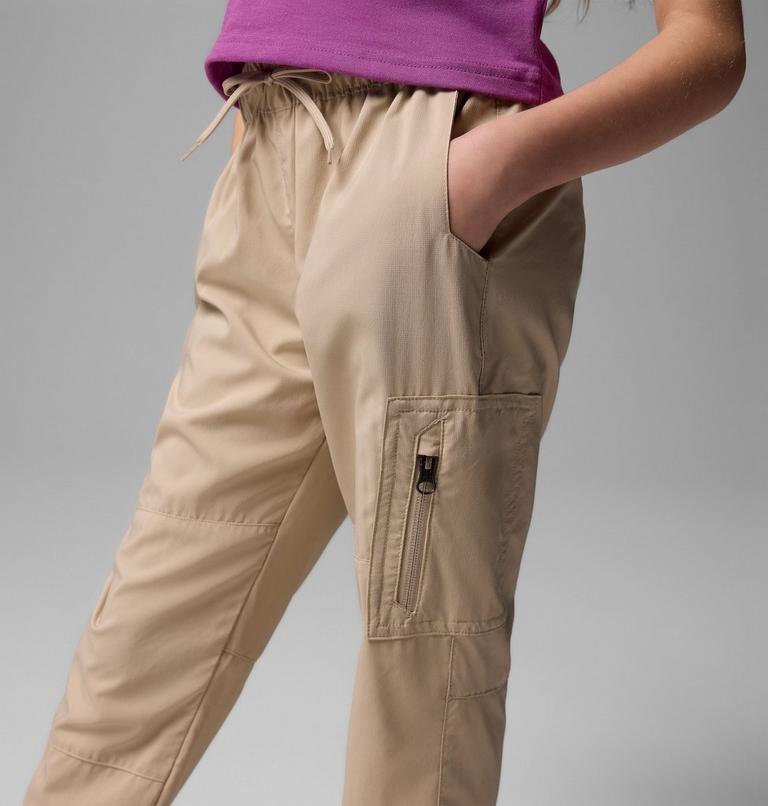 Girls' Silver Ridge Utility Cargo Hiking Trousers, Color: Ancient Fossil, image 5