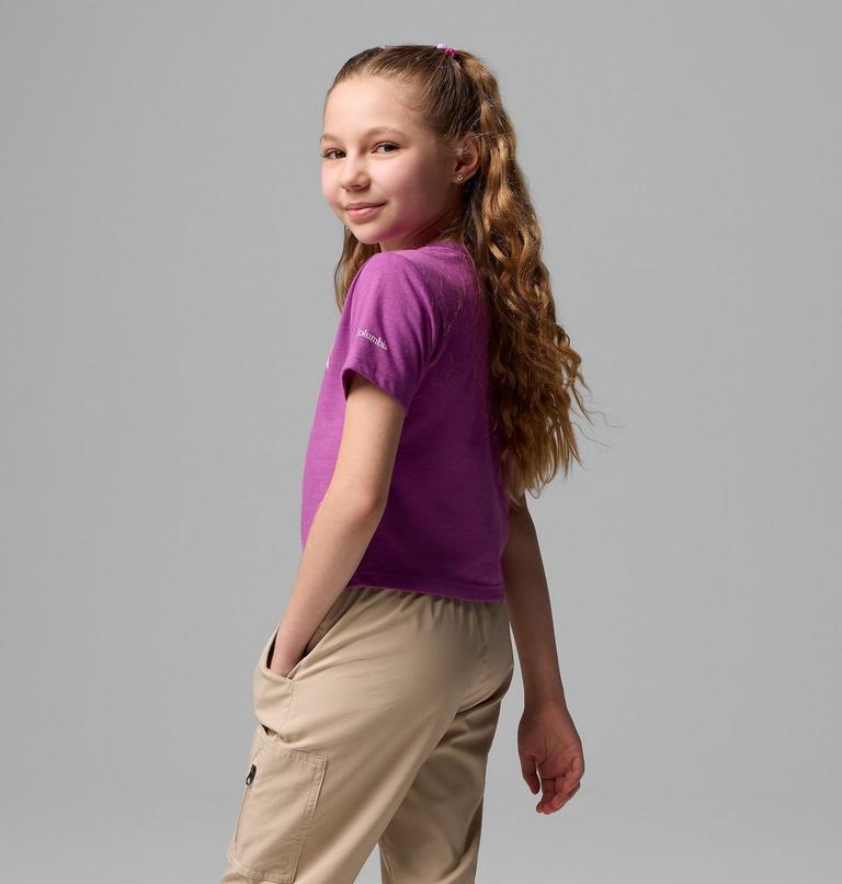 Girls' Silver Ridge Utility Cargo Hiking Trousers, Color: Ancient Fossil, image 2